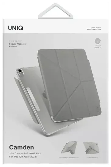 Uniq Чехол Uniq Camden для iPad 10.9 (2022 10th Gen), серый