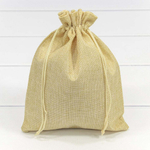 Мешочек 18х23см Лен искусственный (Бежевый)