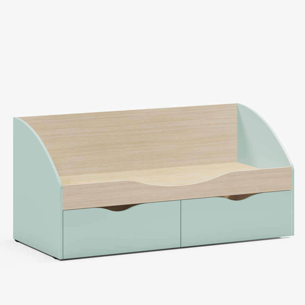 Кровать с выкатными ящиками Далия серия СКАНДИК