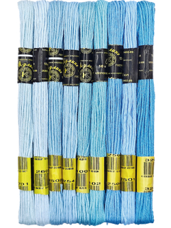 Наборы ниток мулине для вышивания ПНК Киров 9 шт.