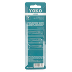 Нож упрочненный 9 мм двухкомпонентной рукояткой, автостоп Yoko