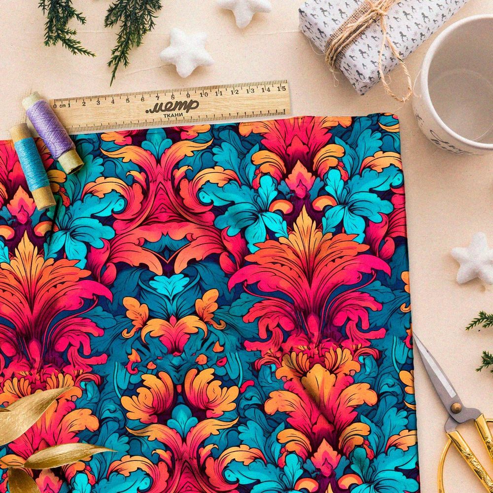 Ткань Ниагара Софт туманные отражения вечности