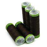 Нитки для тонких тканей Gutermann Extra Fine 150 (200 метров), 5 кат. | 696 т.шоколад