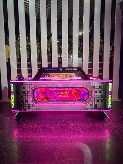 Аэрохоккей мини «Neon Blaster Kids»