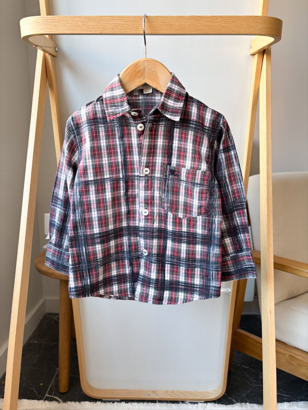 Хлопковая рубашка Burberry, 92