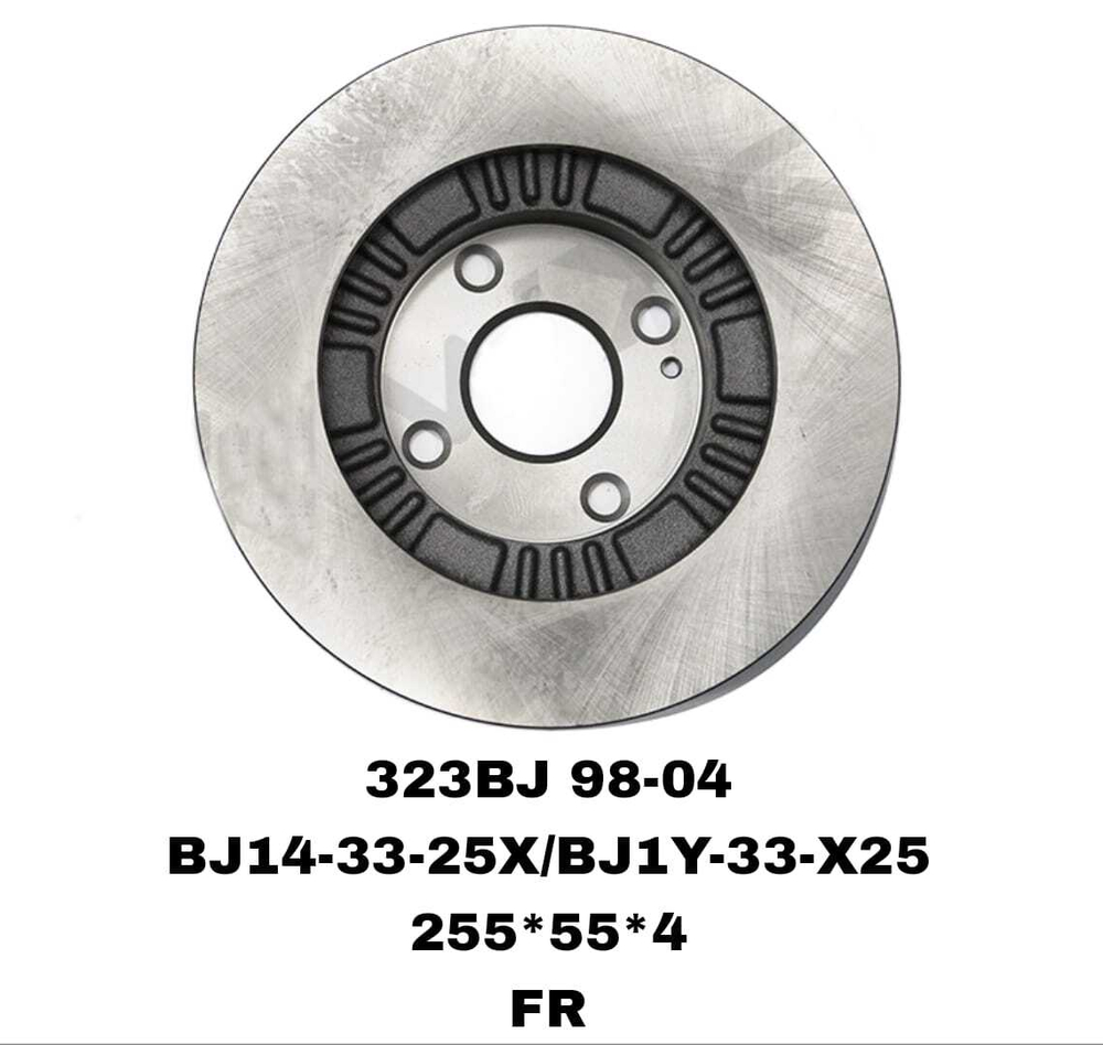 ТОРМОЗНЫЕ ДИСКИ 323BJ 1998-2004\FR