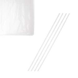 Трубочки 0,3*24 см прямые 1000 шт прозрачные пластик P.L.
