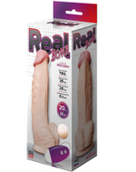 Телесный вибратор-гигант Real Bomb - 26 см.