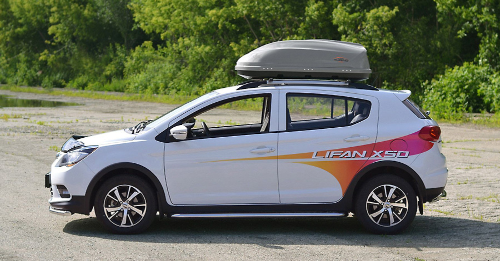 Turino Compact (360 л) серый с двусторонним открыванием