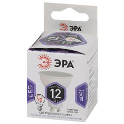 Лампочка светодиодная ЭРА STD LED MR16-12W-860-GU10 GU10 12Вт софит холодный дневной свет