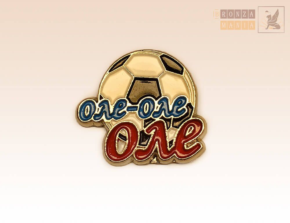 значок Футбольный мяч - Оле-Оле