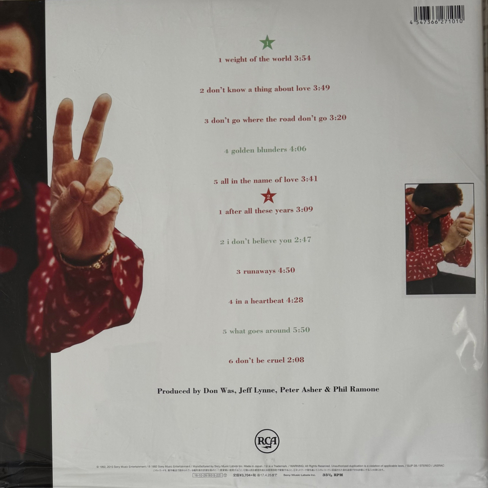 Ringo Starr ‎– Time Takes Time (Япония 2016г.) Yellow