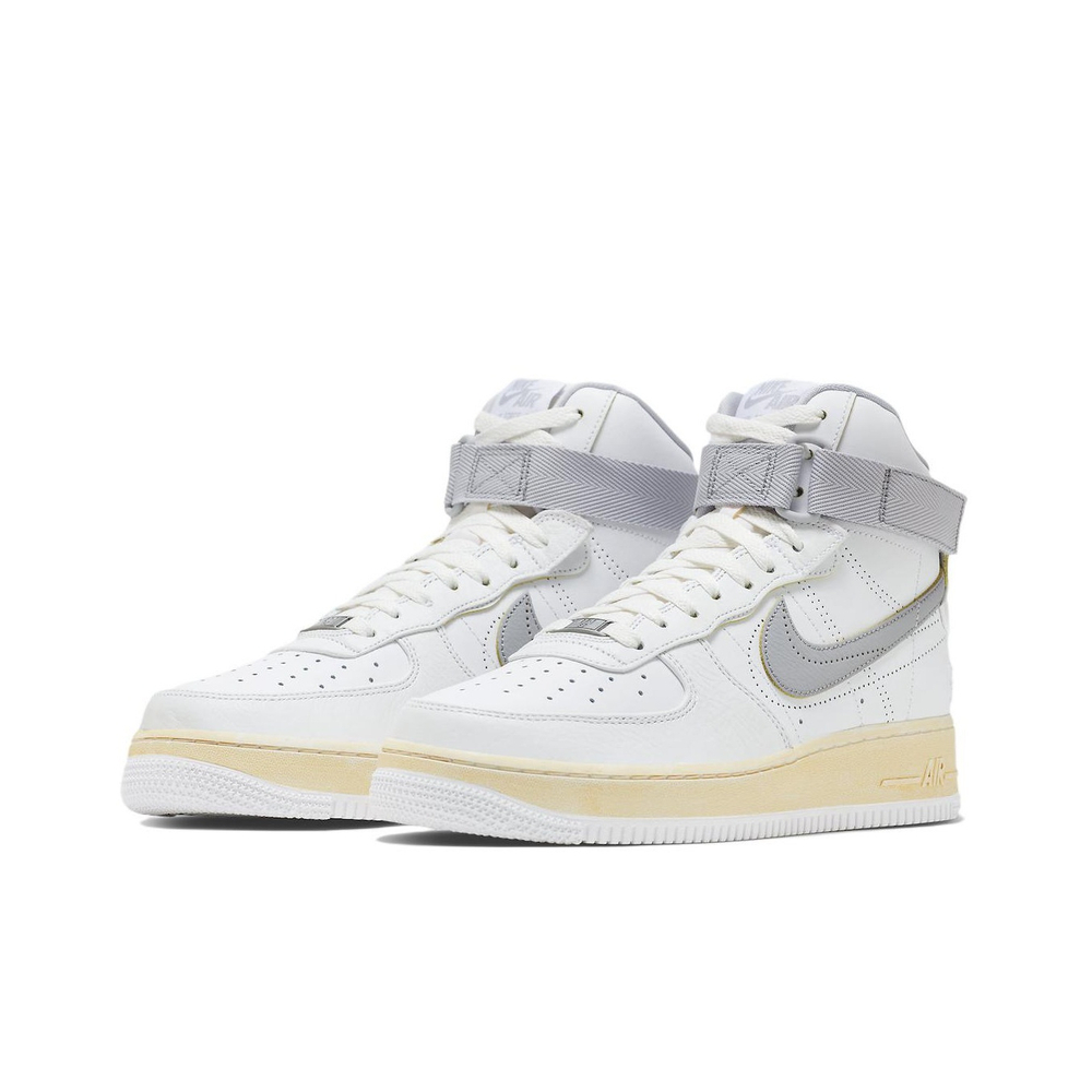 Кроссовки Nike Air Force 1 High Premium White Wolf Grey