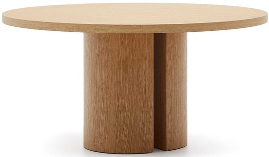 Круглый стол Nealy с дубовым шпоном в натуральной отделке, Ø 150 Испания La Forma