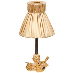 Настольная лампа Белла Айвори с абажуром Адель Айвори