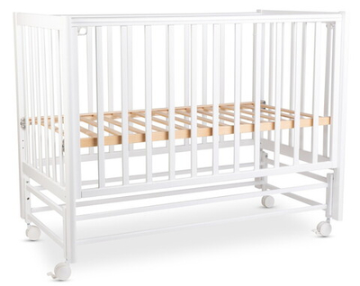 Детская кровать Woodix Classic Go маятник продольный WCG341 Белый
