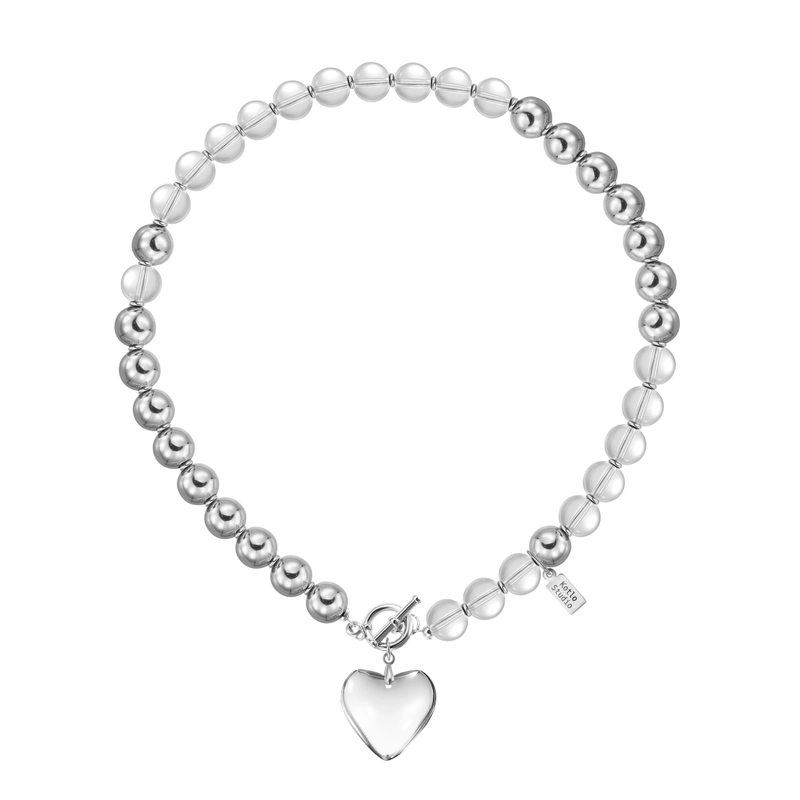 Колье Леденец (прозрачный)