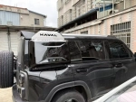 Платформа на крышу с боковой лестницей и ящиком для Haval H9 2024+ Хавал Хавейл Багажник на крышу Боковой ящик