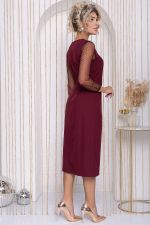 Платье Загадка ночи (бордовое) П12197-35 LT Collection