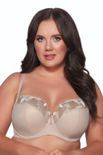 Бюстгальтер Masumi с чашками +size на тонком поролоне (Размер: 105D) (Цвет: телесный)