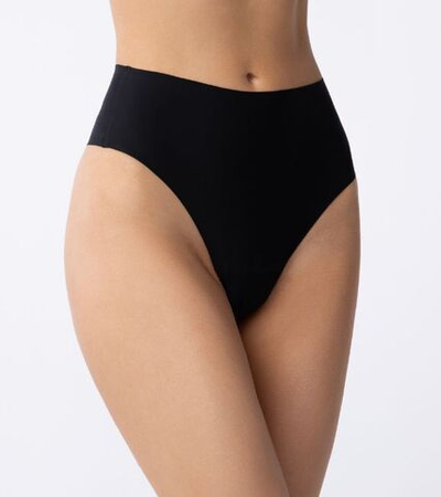 Трусики-стринги с высокой линией талии Stringi Maxi (Размер: M) (Цвет: черный)