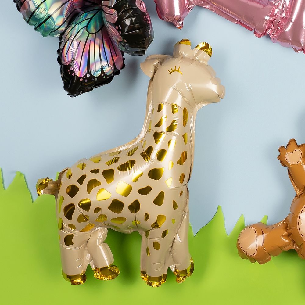 Шар с клапаном (16''/41 см) Мини-фигура, Жираф, 1 шт.