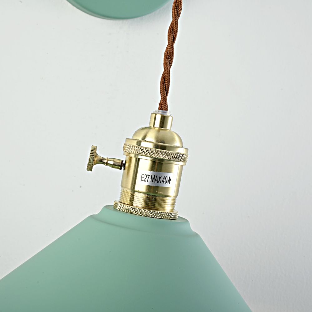 Бра С Подвесным Плафоном Braid Wall Green By Imperiumloft