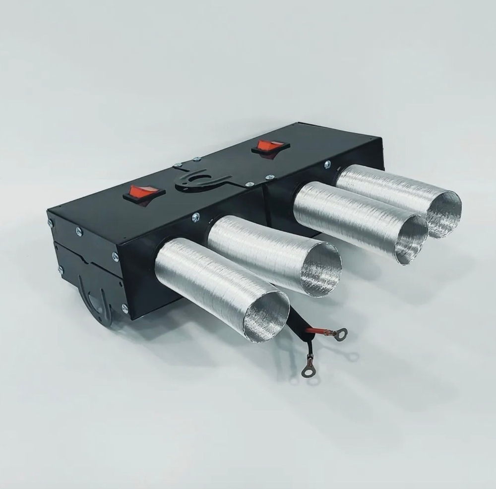 M1 - 12V / Дополнительная печка (4 выхода), электрическая, 4 сопла (1 шт)