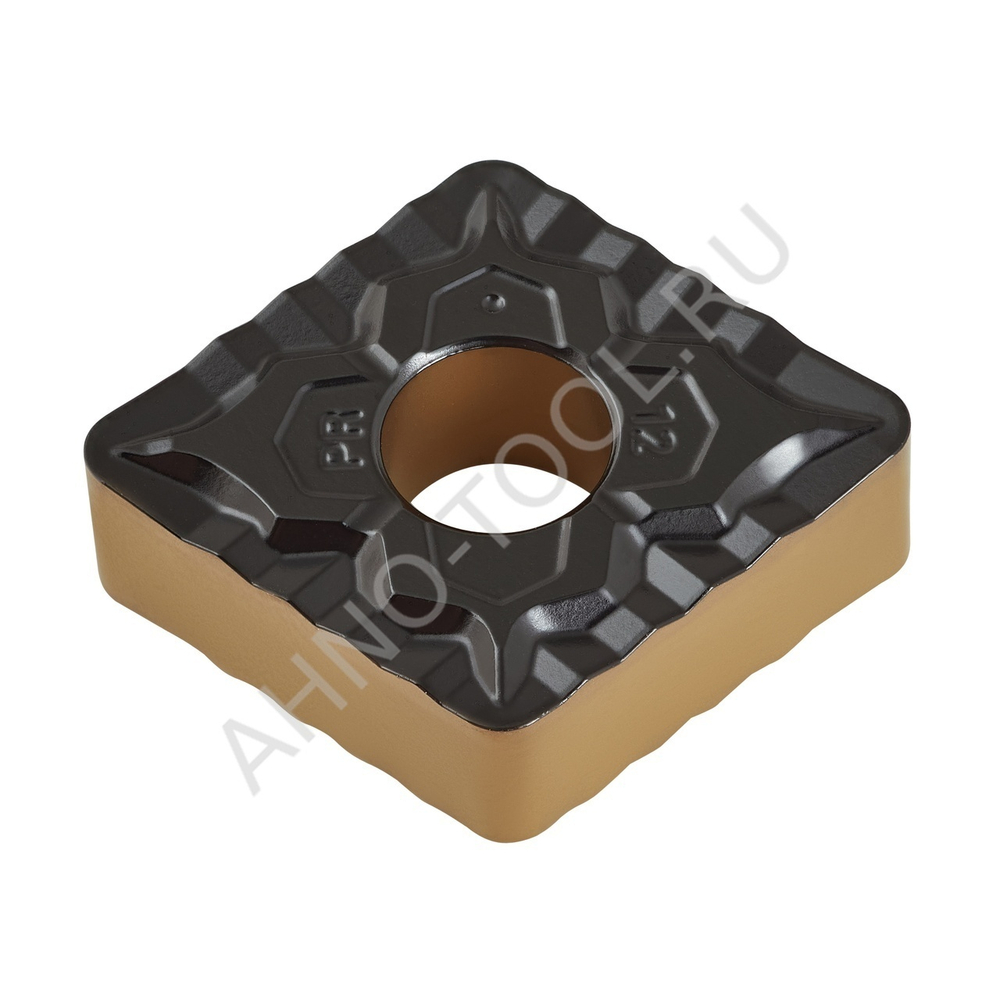 Пластина твердосплавная ISO CNMG120412-PSX ACP10E AHNO по стали, чистовая