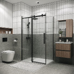 Душевой уголок Grossman Classic 130х100 120.K33.04.1310.21.00 стекло прозрачное/профиль черный матовый