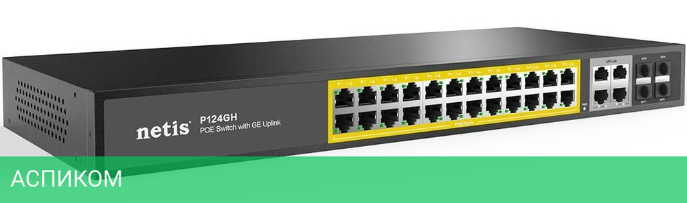 Коммутатор Netis P124GH