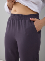 Брюки Бдж-129/серофиолетовый-джинс