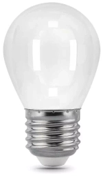Лампа Gauss LED Filament Шар 9W E27 610 lm 4100K milky 105202209