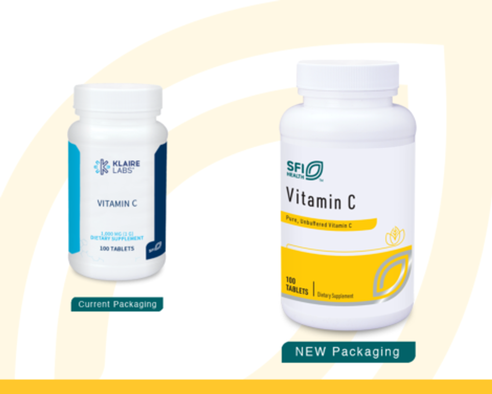 Vitamin C 1000 мг 100 таблеток Klaire Labs / SFI Health