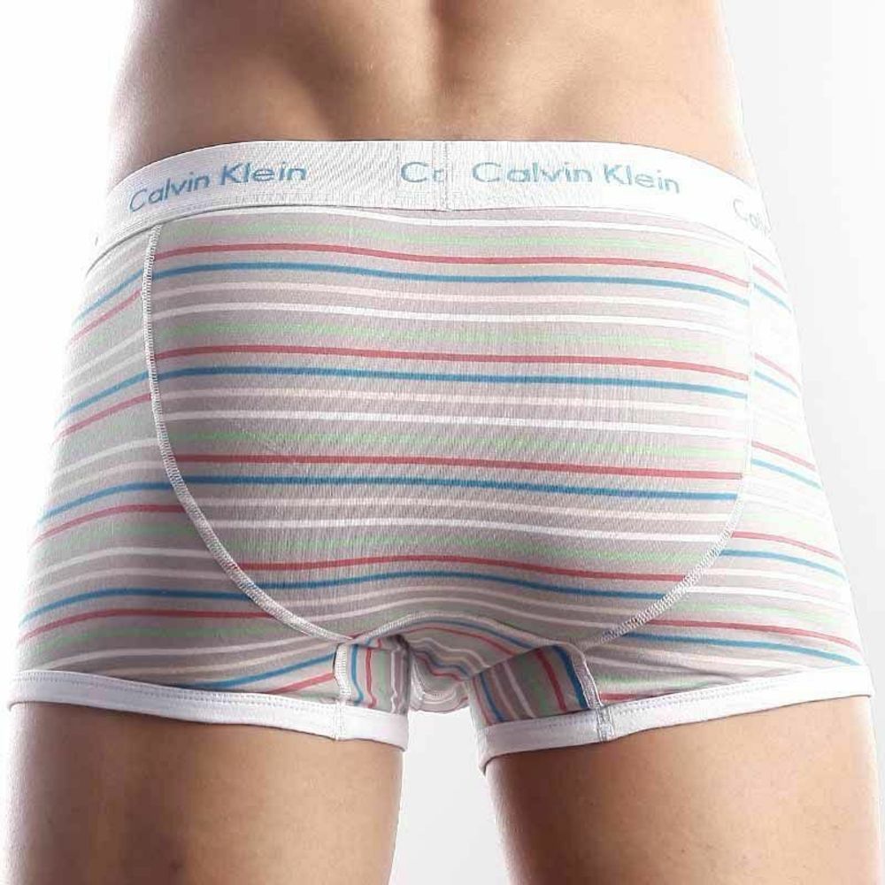 Мужские трусы хипсы Calvin Klein 365 Print Lines II Grey