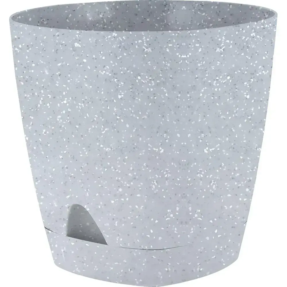 Горшок для цветов InGreen Amsterdam D170мм 2,5л с прикорневым поливом, светлый камень
