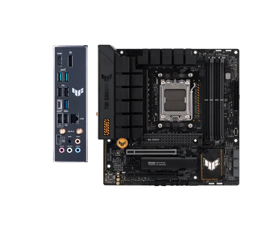 Материнская плата ASUS TUF GAMING B650M-PLUS WIFI, B650, AM5 BOX (TUF GAMING B650M-PLUS WIFI)