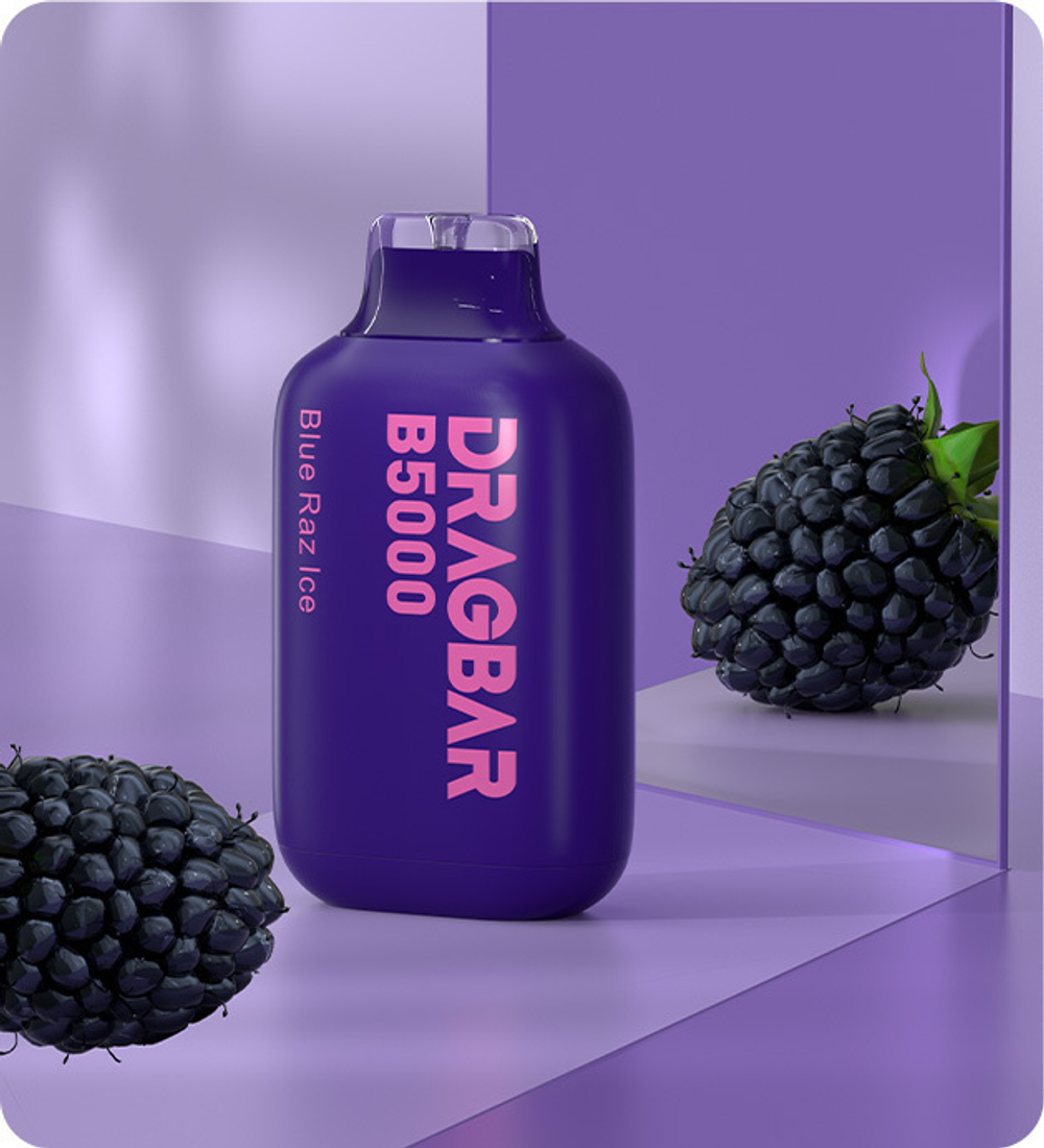 DRAGBAR B5000 - Blue Raz Ice (5% nic)
