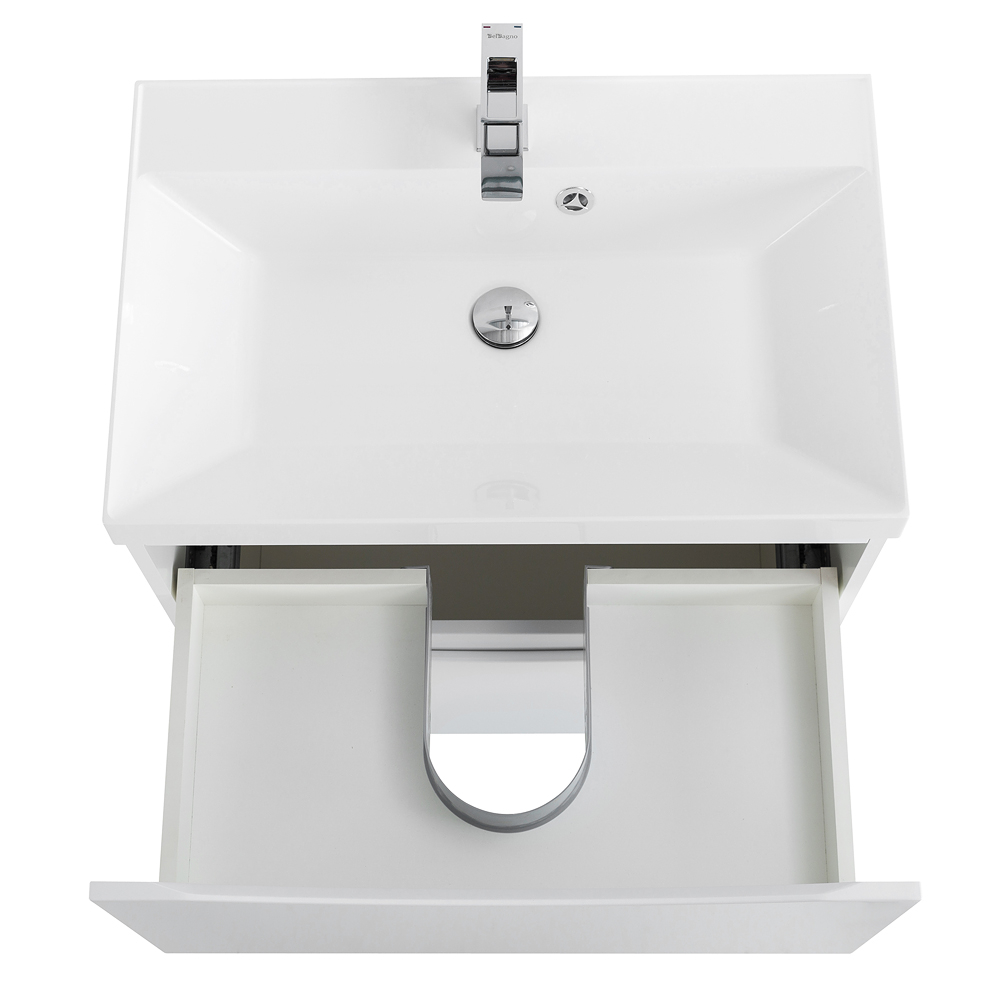 Тумба напольная с раковиной BelBagno MARINO-700-2C-PIA-BL-P