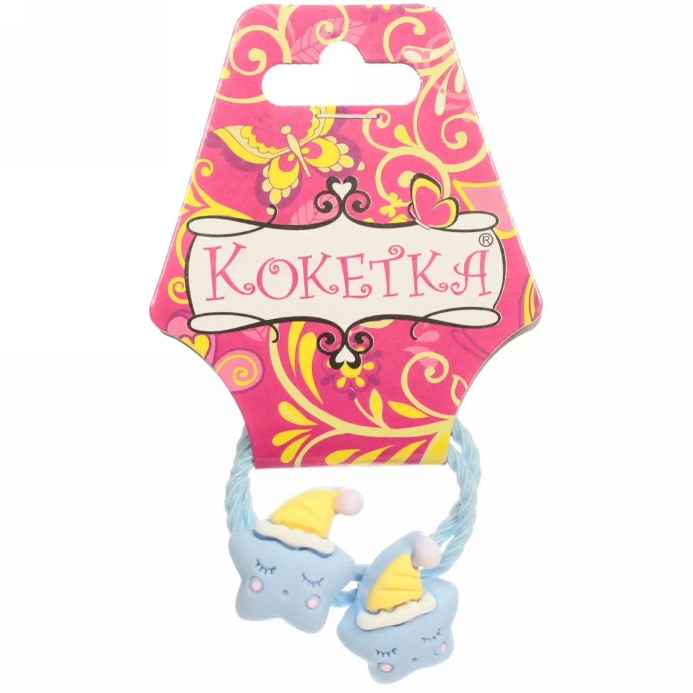 Резинки для волос детские 2шт «Кокетка - Baby style», звездочки, d-3,5см