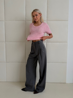 Брюки Office серый меланж