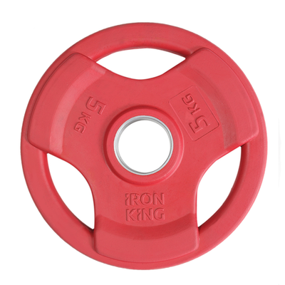 Диск обрезиненный с 3-мя хватами цветной 5 кг