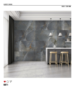 Керамогранит glossy №1 60х120, 6071