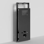Инсталляция для унитаза WasserKraft Salm 27TLT.010.ME.BL.MB01 черная панель/кнопка черная матовая