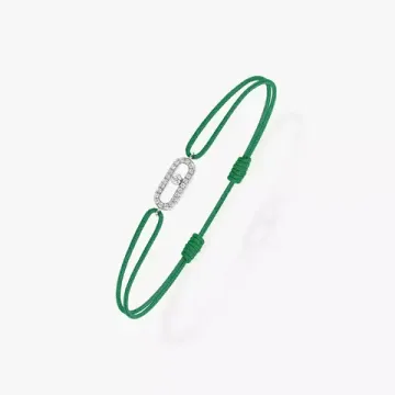 Браслет Messika Move Uno green cord bracelet