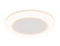 Ambrella Встраиваемый cветодиодный светильник с регулируемым крепежом и подсветкой Downlight DCR307