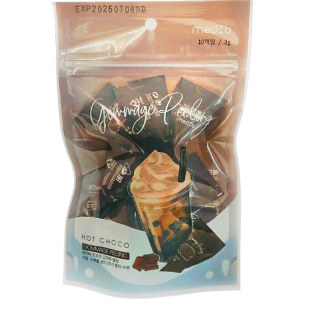 [Med:B] Hot Cacao Gommage Peeling - Пилинг-скатка для лица с какао, 3 гр