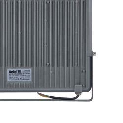 ULF-F52B-300W-6500K IP65 200-240V GREY Прожектор светодиодный. Дневной свет 6500K. Угол 60 градусов. Корпус серый. TM Uniel