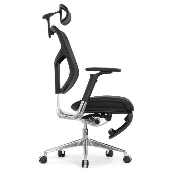 Кресло EXPERT 2 STAR RSTM 01 (сидение MAX с поднож, подлокот 6D(360),подголовник 5D, цвет чёрн)