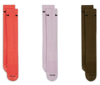 Носки теннисные Nike Everyday Plus Cushioned Training Crew Socks 3P - разноцветный